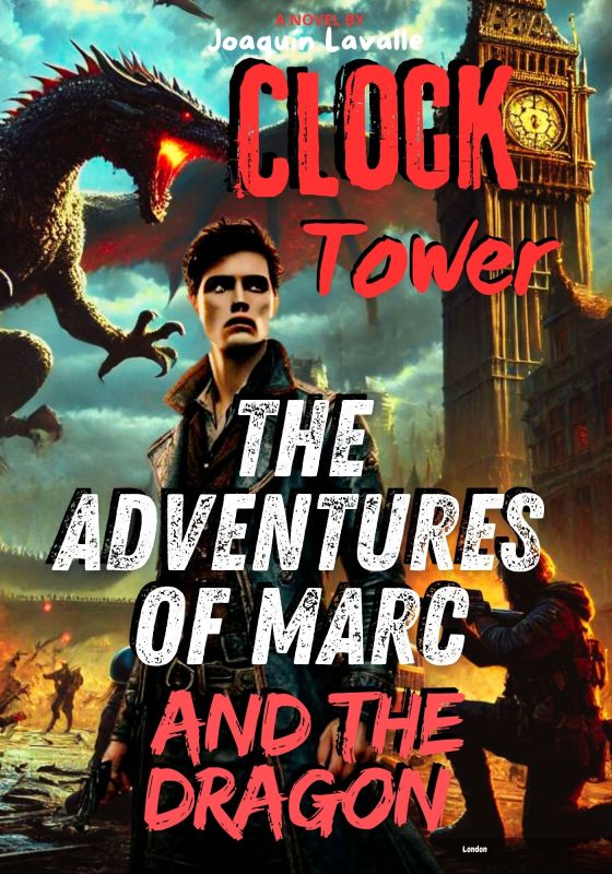 The Adventures of Marc and the Dragon: Clock Tower
In a post-apocalyptic London of the year 2035, where darkness and oppression reign under the yoke of ruthless rulers, a story of friendship, struggle, and courage emerges, but also one of magic, humanity, and challenges. In this desolate world, Marc, a young survivor with unparalleled cunning, faces a mystery that defies everything he knows: The Clock Tower, a mysterious symbol that could change the fate of humanity.
Accompanied by Godfrey, his loyal friend, and a powerful Dragon, Marc embarks on a dangerous adventure. Together, this unlikely trio will show the world that freedom must be won by confronting the tyranny of the relentless rulers. Along their journey, they will uncover forgotten secrets, forge unbreakable bonds, and awaken a long-lost hope.