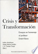 Recopilación de ensayos que reflexionan sobre los tiempos actuales de crisis y transformación económica. Los distintos autores han querido contribuir a rendir un homenaje especial al profesor Emérit Bono en el momento de su jubilación. Todos ellos reconocen una paternidad intelectual inestimable al profesor Emérit Bono, como pionero de la enseñanza y la investigación de la política y la transformación económica. Se analizan aquí tres grandes ámbitos, que se corresponden con tres ejes nucleares de preocupación intelectual de Emérit Bono: la política económica como disciplina y empeño teórico, tratada en diferentes niveles de concreción; el desarrollo humano sostenible, que incorpora variables sociales y ecológicas a los enfoques convencionales; el País Valenciano como realidad económica y social, sus condicionamientos estructurales y sus retos de futuro.
