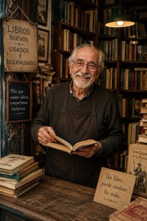 La paz de una librería vacía al atardecer no tiene precio.