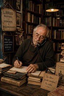 La paz de una librería vacía al atardecer no tiene precio.