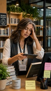El cansancio se desvanece cuando veo a alguien salir con un libro bajo el brazo.