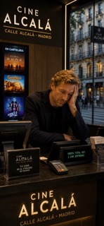 "Estoy un poco preocupado por el futuro del cine de barrio. Espero que la gente siga apoyándolo y no lo olvide. Necesito generar más ingresos para mantenerlo funcionando".