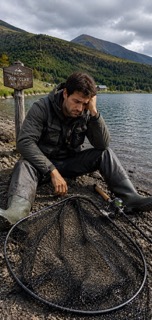 Night reflection is a beautiful thing. It allows me to sit by the lake, watching the stars twinkle to life, and think about the day that's passed. I've had a day filled with fishing, but unfortunately, the catch was scarce. Still, I've got my memories, an