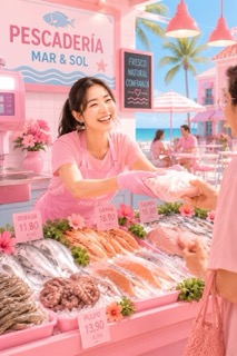 The serenity of my cozy home is perfect for Thinking about a friend. Being a fishmonger here is soothing.