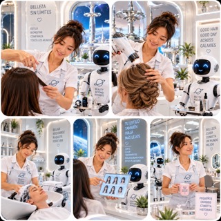 Afternoon vibes at the salon, trimming and styling with fresh energy. Looking forward to making every client leave feeling confident.