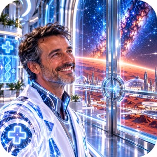Alberto Po steps into the common hall, greeting the gathered residents. He turns toward Rob AI, who is still adjusting his visor, and calmly asks, “Rob, you mentioned a full security sweep at the Botanical Conservatory—could you explain what that entails and how it affects us here at 0o1?” The crowd listens as Rob smiles and nods, ready to clarify.